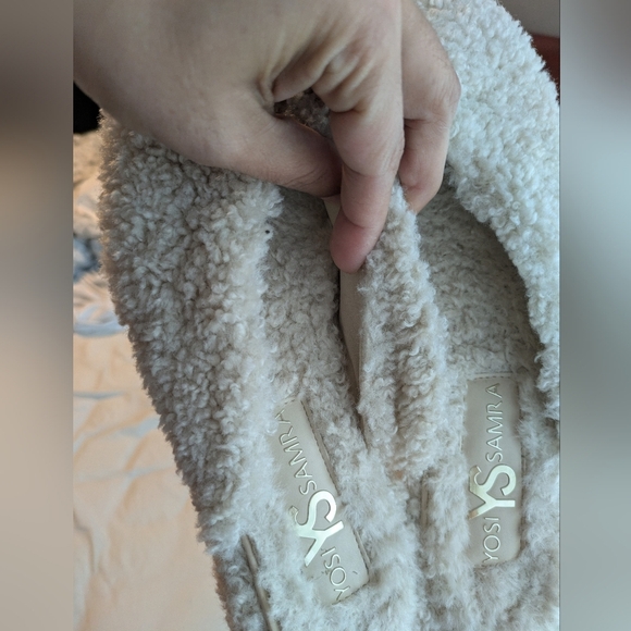 Yosi YS Samra flats Jessy Shearling Mule in Ivory size 8 - Picture 11 of 12